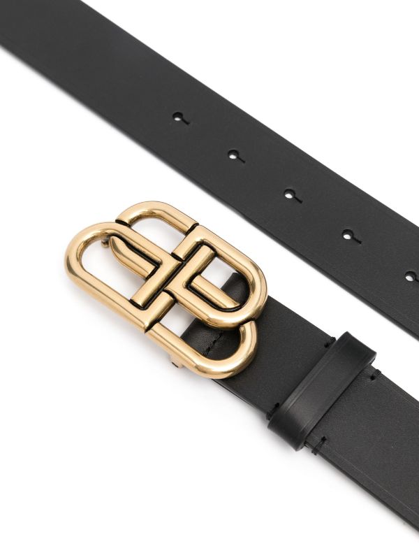 Balenciaga BB leather belt