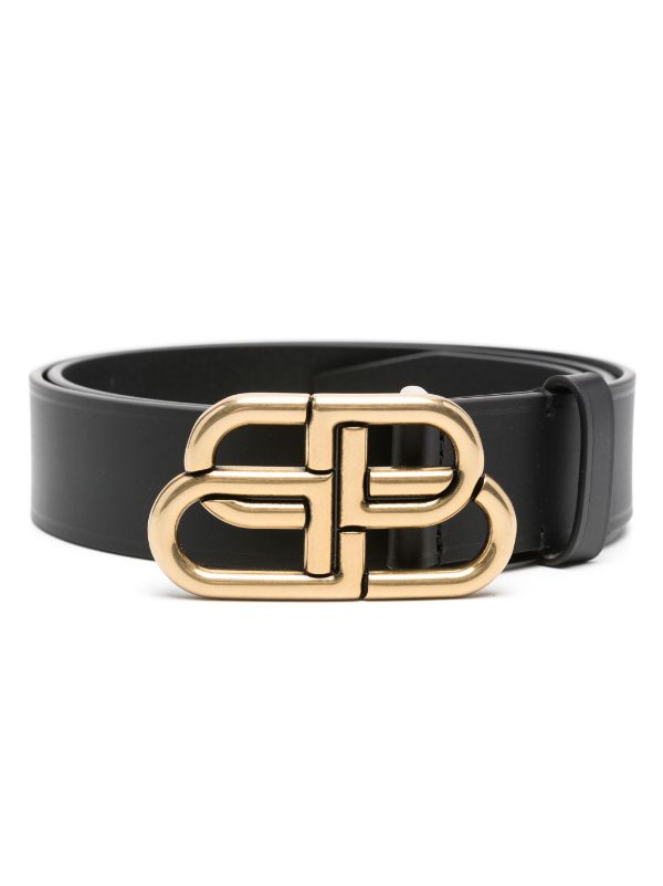 Balenciaga BB leather belt