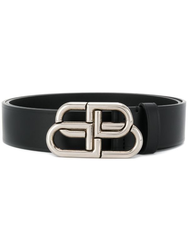 Balenciaga BB leather belt