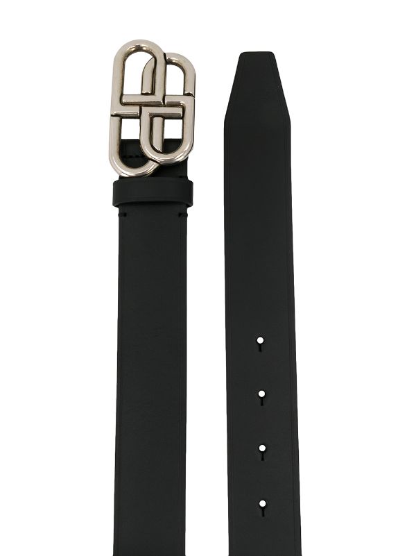 Balenciaga BB leather belt