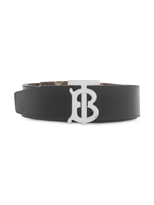 Burberry reversible monogram print belt