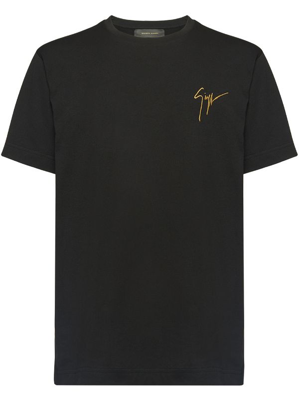 Giuseppe Zanotti logo embroidered T-shirt