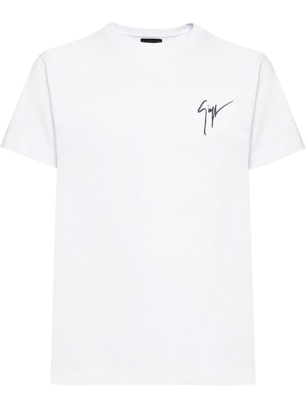 Giuseppe Zanotti logo embroidered T-shirt