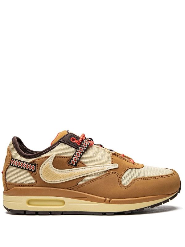 x Travis Scott Air Max 1 "Wheat" sneakers