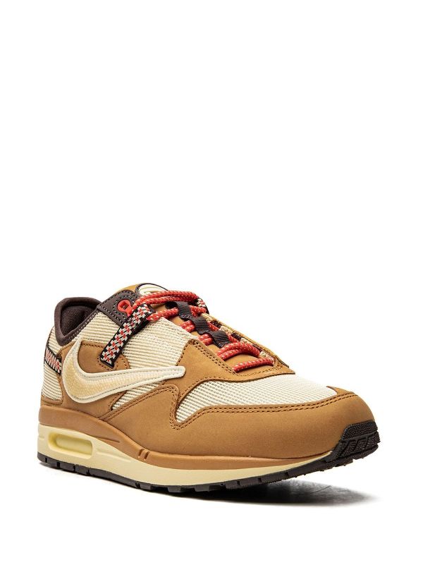 x Travis Scott Air Max 1 "Wheat" sneakers