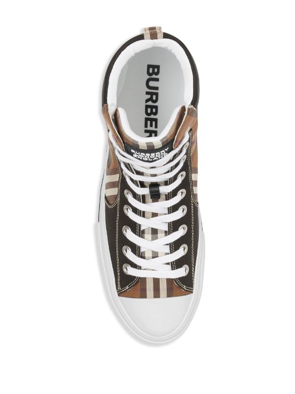 Burberry Vintage Check lace-up sneakers