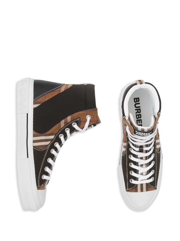 Burberry Vintage Check lace-up sneakers