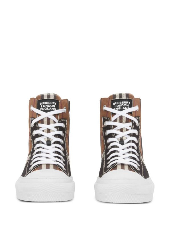 Burberry Vintage Check lace-up sneakers