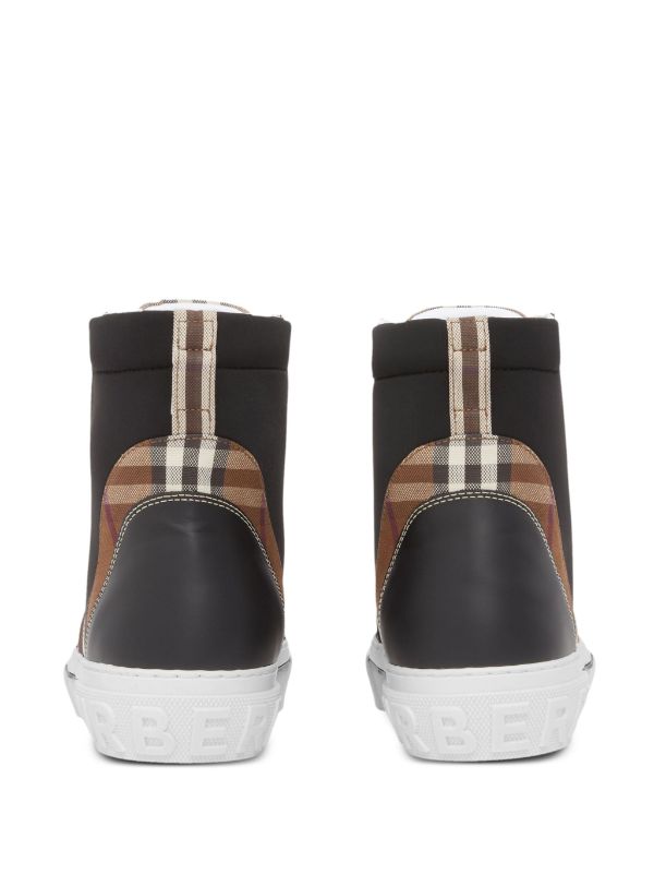 Burberry Vintage Check lace-up sneakers