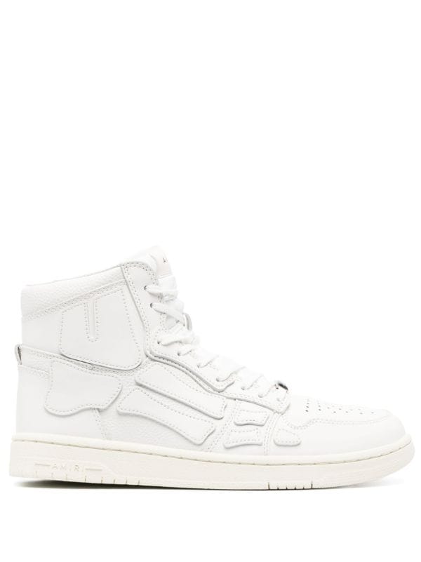 AMIRI Skel appliqué leather high-top sneakers