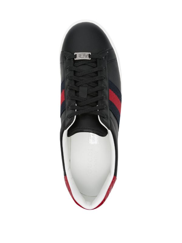 Gucci Ace web-trim sneakers