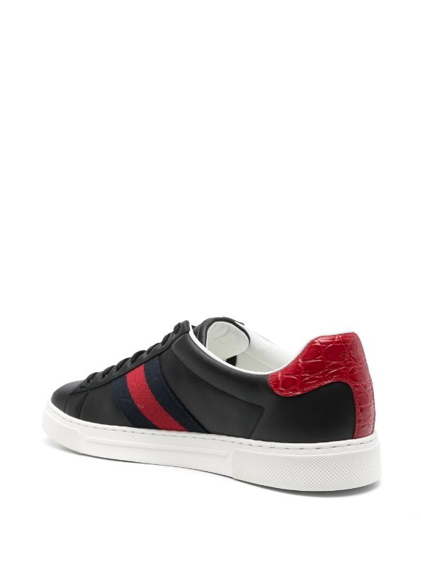 Gucci Ace web-trim sneakers