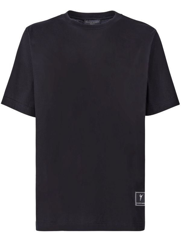 Giuseppe Zanotti logo-patch cotton T-shirt