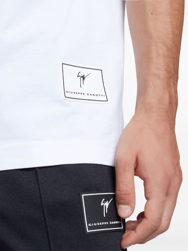 Giuseppe Zanotti logo-patch short-sleeve T-shirt