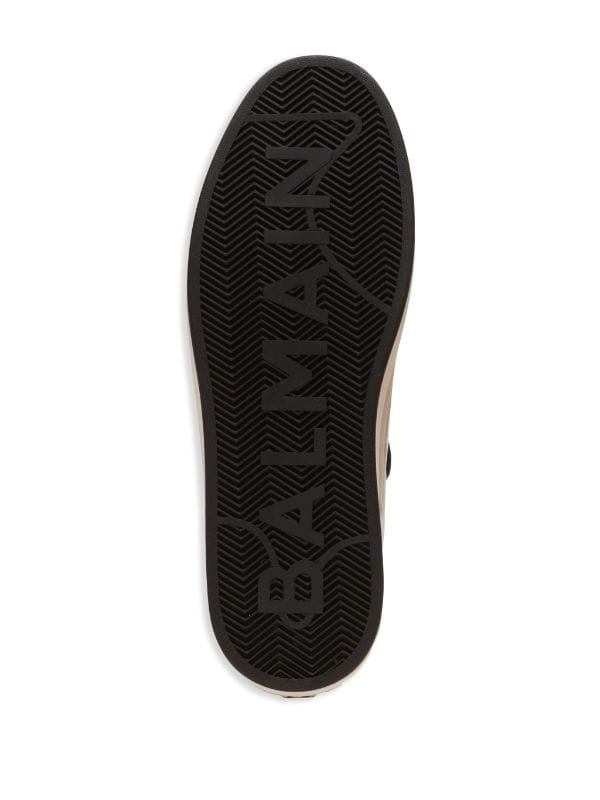 Balmain B-Court Flip snakeskin-effect sneakers