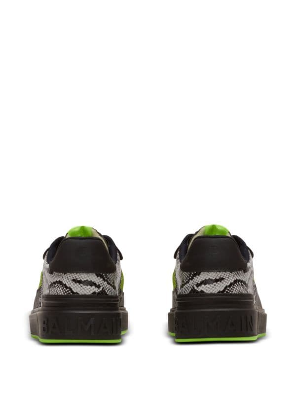 Balmain B-Court Flip snakeskin-effect sneakers