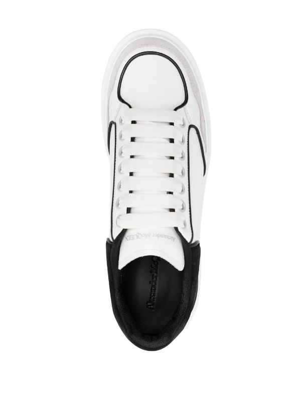 Alexander McQueen Larry panelled leather sneakers