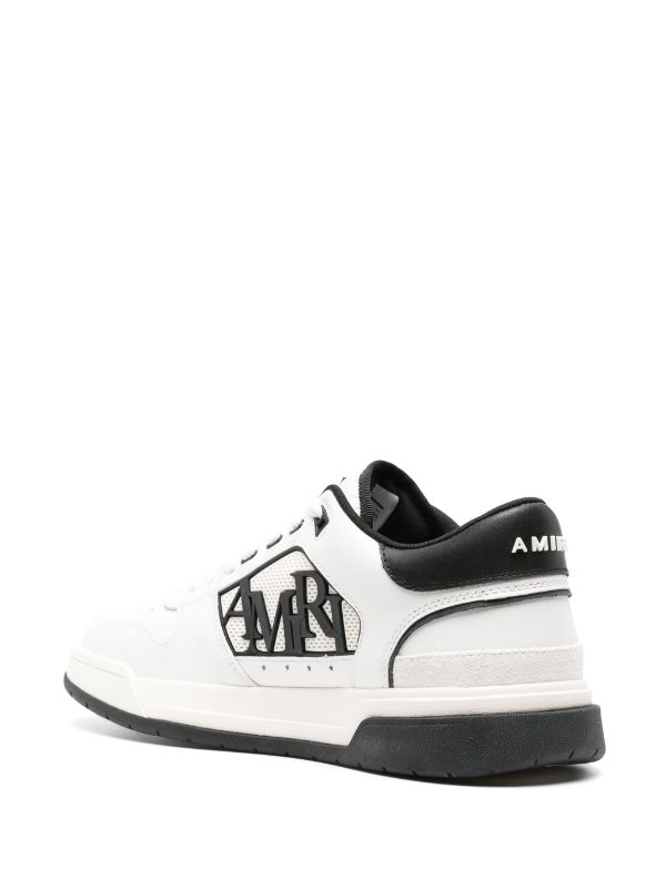 AMIRI logo-embossed leather sneakers