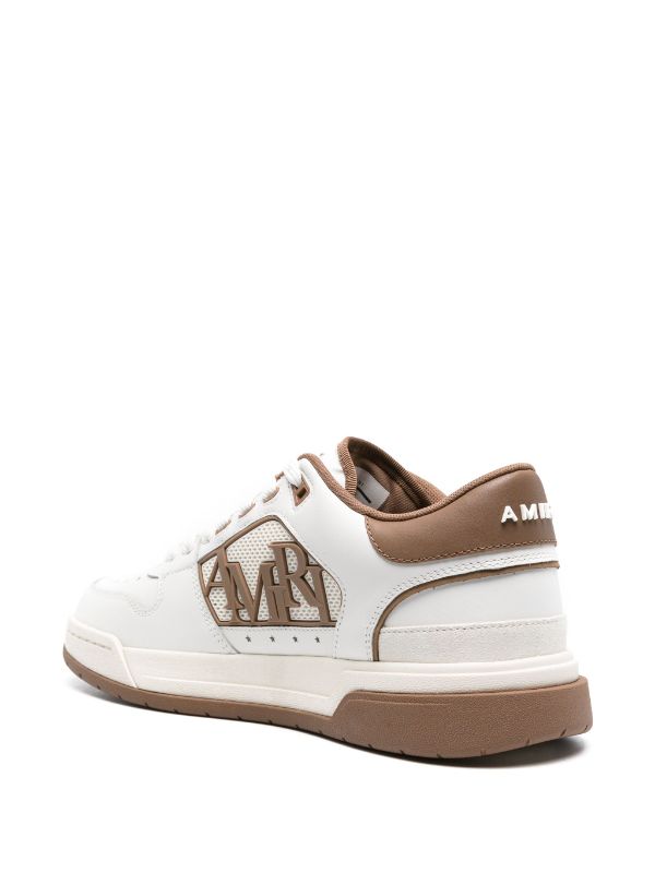 AMIRI logo-embossed leather sneakers