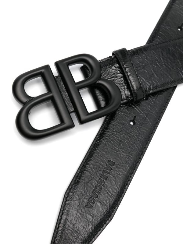 Balenciaga Monaco leather belt