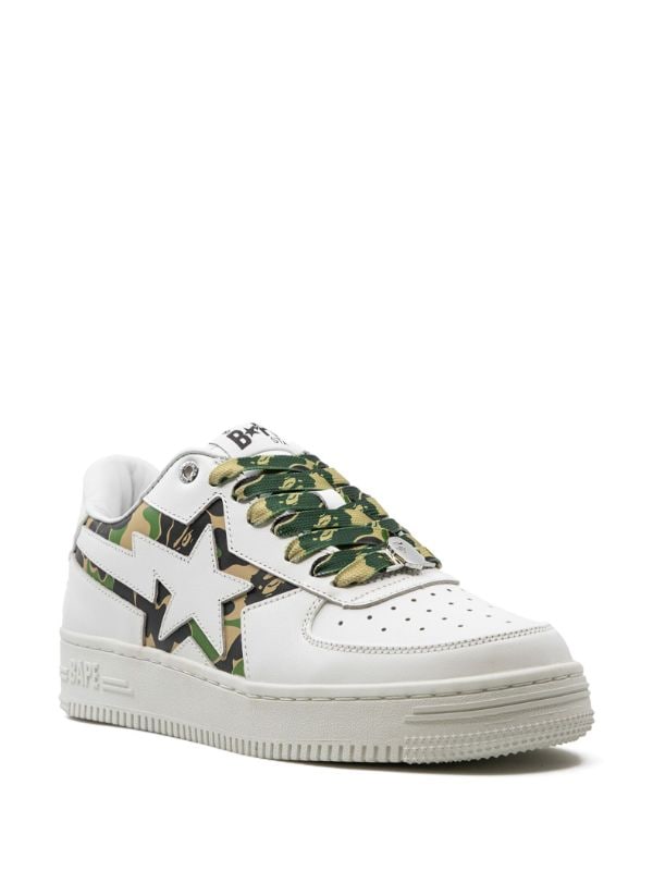 A BATHING APE® Icon Abc Camo "Green" sneakers