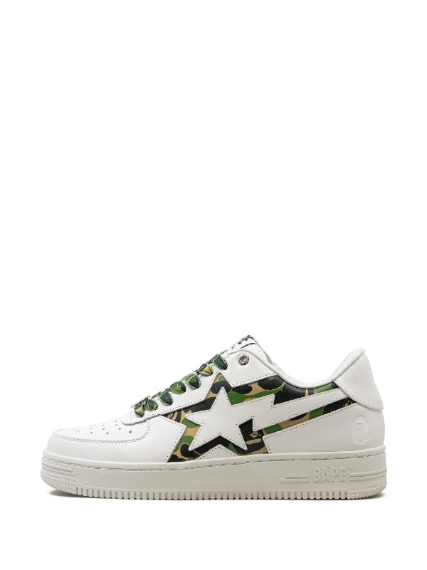 A BATHING APE® Icon Abc Camo "Green" sneakers