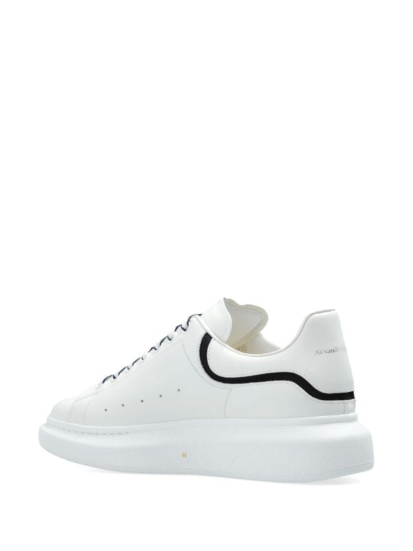 Alexander McQueen Oversized lace-up leather sneakers