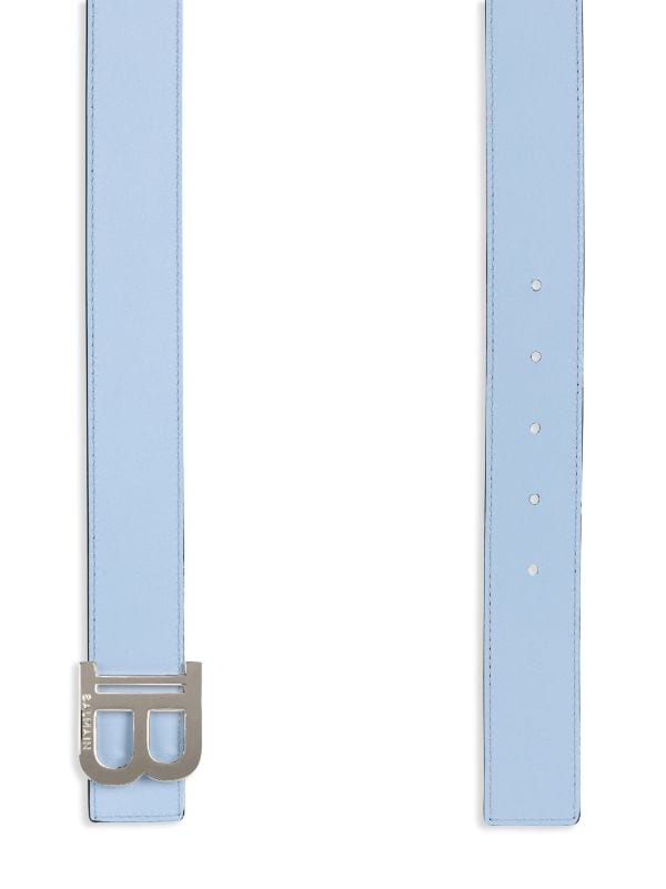 Balmain two-tone reversible leather belt