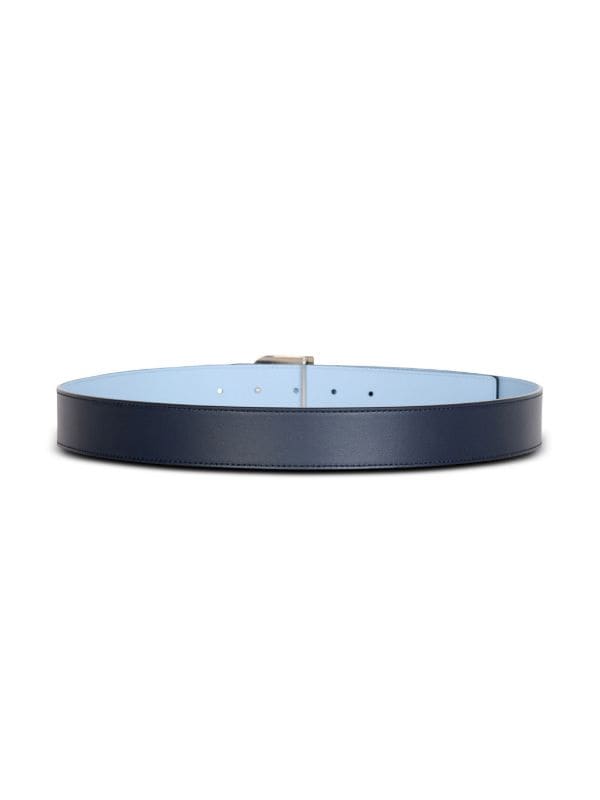 Balmain two-tone reversible leather belt