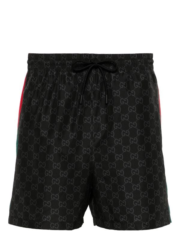 Gucci GG Supreme-print swim shorts