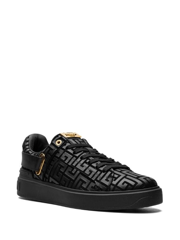 Balmain B-Court "Embossed Monogram" sneakers