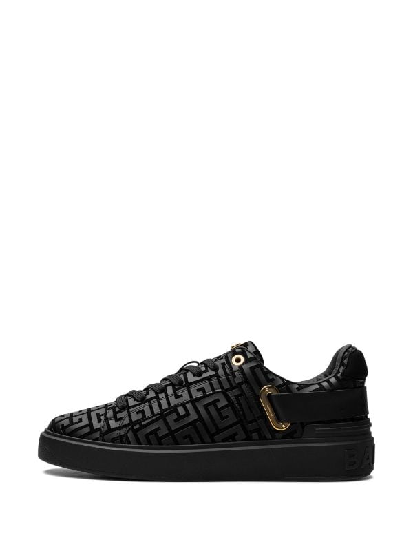 Balmain B-Court "Embossed Monogram" sneakers