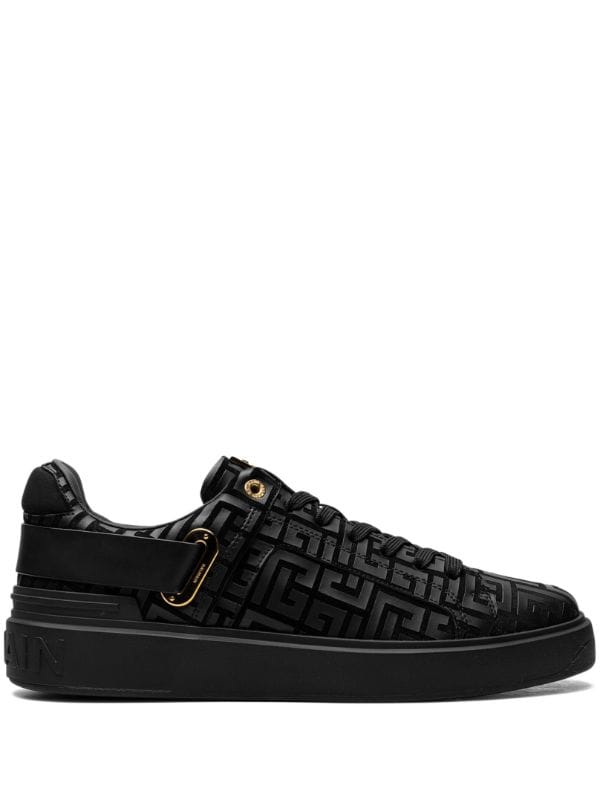 Balmain B-Court "Embossed Monogram" sneakers