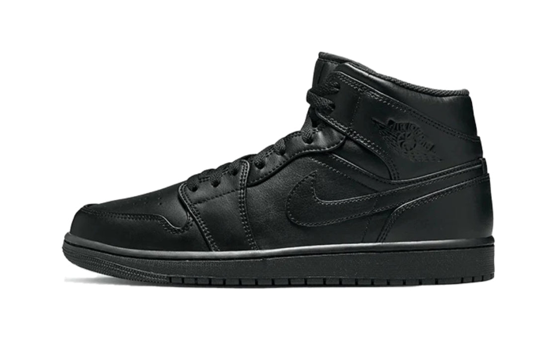 Air Jordan 1 Mid Triple Black (2022)