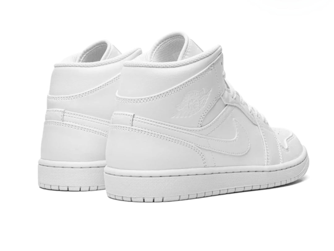 Air Jordan 1 Mid Triple White (2022)